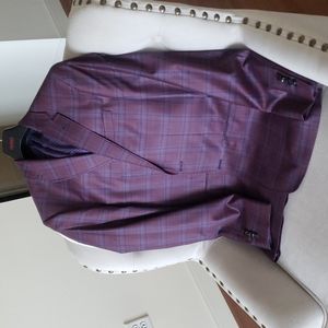 Ted Baker Jay Trim Fit Plaid 100% Wool Sport